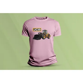 Chlapecké oblečení Dětské bavlněné tričko JCB 4. Růžová velikost 152