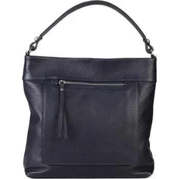 Kabelka ITALSKÉ Italské luxusní kožené kabelky Iva tmavě modré