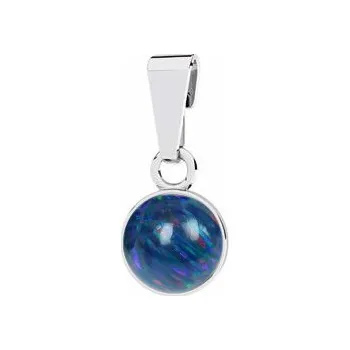 Přívěsek NUBIS® Stříbrný přívěšek s opálem - NB-4291-OP91
