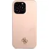 Pouzdro na mobilní telefon Guess 4G Metal Logo GUHCP13LS4LP pro Apple iPhone 13 Pro růžové