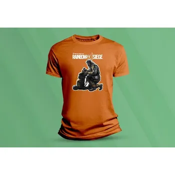 Chlapecké tričko Dětské bavlněné tričko Rainbow six siege Lion. velikost 152 (12-13 let) Oranžová