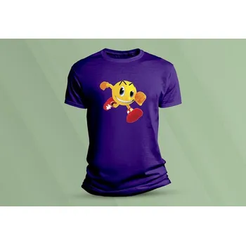 Dětské bavlněné tričko Pac-Man Ghostly Adventures. velikost 104 (3-4 roky) Purpurová