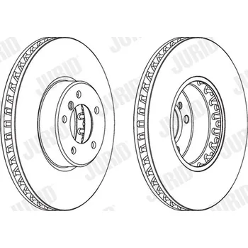 Brzdový kotouč Brzdový kotouč JURID 563045JC-1