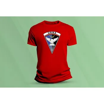 Chlapecké tričko Dětské bavlněné tričko Erb Útvar rychlého nasazení. Červená velikost 128