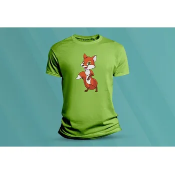 Dětské bavlněné tričko Red Fox. velikost S Lime