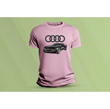 Chlapecké tričko Dětské bavlněné tričko Audi Skysphere Concept. Růžová velikost 128