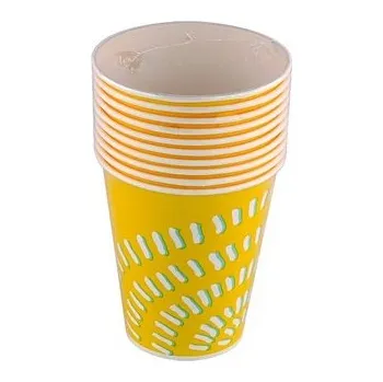 Jednorázové nádobí kelímek 300ml papír. (10ks) jednorázový