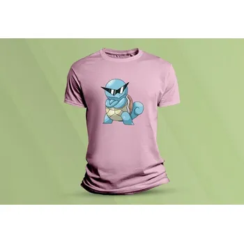 Dětské bavlněné tričko Pokémon Squirtle. Růžová velikost S