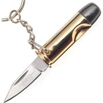 kapesní nůž JKR Zavírací nůž ve tvaru náboje v ráži 44 Magnum, 4,2 cm, hliník