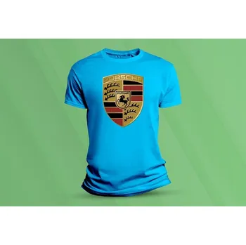 Chlapecké tričko Dětské tričko s potiskem Porsche velikost 104 Azurová