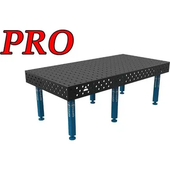 Dílenský stůl GPPH Svařovací stůl PRO (15mm) - 2400x1200mm - díry o průměru 16mm, mřížka 100x100mm, nohy