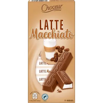 Čokoláda Choceur reigel Mléčná Čokoláda Latte Macchiato 11ks 200g