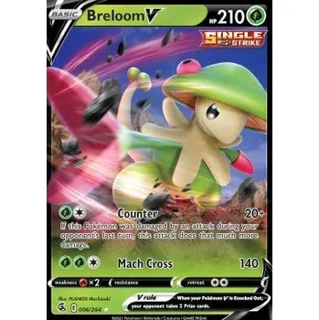 Karetní hra Pokémon FST 006/264 Breloom V - Fusion Strike