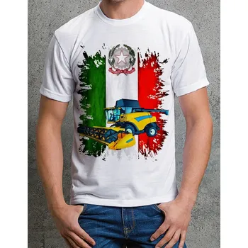 Pánské tričko New Holland cr9090 tričko 140 (tričko s kombajnem )