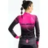 cyklistický dres CRUSSIS Dres CSW-061 černý/růžový