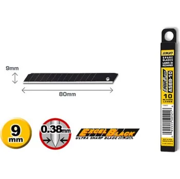 Pracovní nůž Náhradní extra ostré čepele Olfa ASBB-10 (balení 10ks)