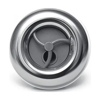 Rising Dragon Masážní tryska 3,5" (86 mm) Single Pulse - Smooth Stainless Steel - K77992-02