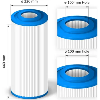 Bazénová filtrace Crystalline Pool Spa Filter Filtrační kartuše SC761