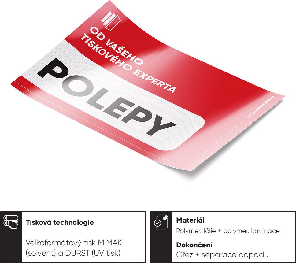 Polepy, podlahové fólie One way vision, UV tisk, certifikace na auta Klasický ořez - čtverec, obdélník
