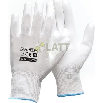 Pracovní rukavice Ochranné rukavice Procera X-PUNO WHITE vel.8 / M