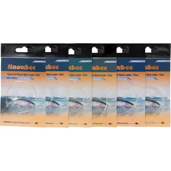 Rybářský háček Ujímaný Návazec Snowbee Tapered Leader 2,7m(9ft) 6X