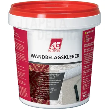 Průmyslové lepidlo Disperzní lepidlo na tapety Wandbelagskleber 750 g / premium lepidlo na stěnové obklady, těžké tapety a bordury A.S.Création