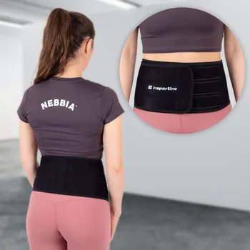 inSPORTline Neoprenový pás Waistup černá - M
