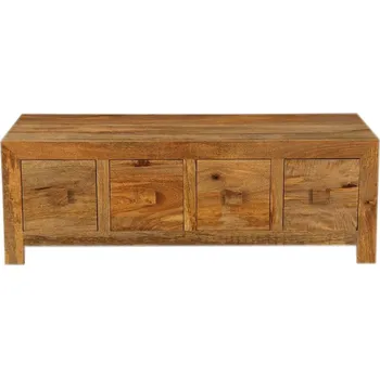 Komoda AV interiery Konferenční stolek z masivu manga, 110x60x40, HINA COF