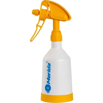 Sport Plastová láhev 0,5l s dvoustranným žlutým rozprašovačem Merida 360 a odměrnou ryskou