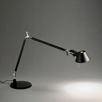 Lampička Artemide Tolomeo Mini Tavolo, černá stolní lampa s vypínačem, 1x10W LED E27, 68+54cm