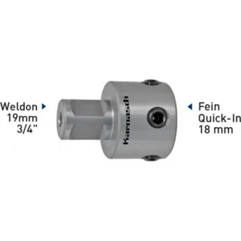 Karnasch Adaptér Weldon 19 mm Quick-IN 1, 18 mm