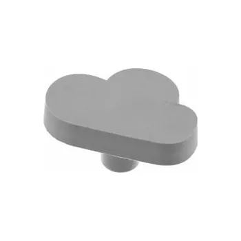 Nábytkové kování GTV Rukojeť gumová Cloud šedá
