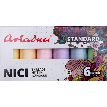Nit sada nití Standard Pastelové Talia 120/200m 6barev