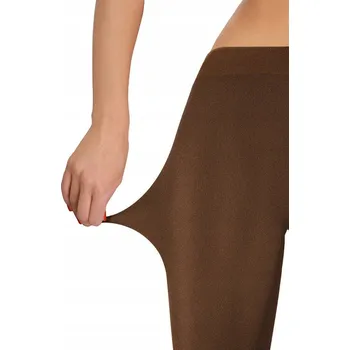 Dámské punčochy Hřejivé punčochové kalhoty Sesto Senso Gerda Akryl 100 den Velikost: S, Barva: Tmavě hnědá