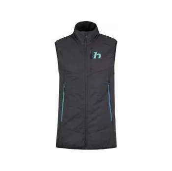 Pánská bunda Hannah KECHU VEST anthracite S; Černá vesta + DÁREK DLE VÝBĚRU!