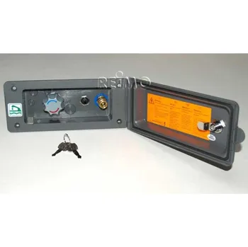 Příslušenství ke karavanu REICH Zásuvka na vodu v přední části šedá