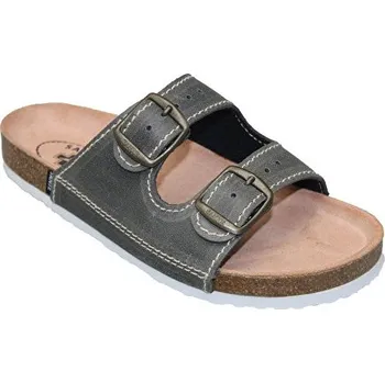 Dámské pantofle Santé D/21N/90/BP dámské pantofle odstín antracit 38