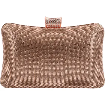 Kabelka Dámské psaníčko zlato/růžové - Michelle Moon Felliba růžová