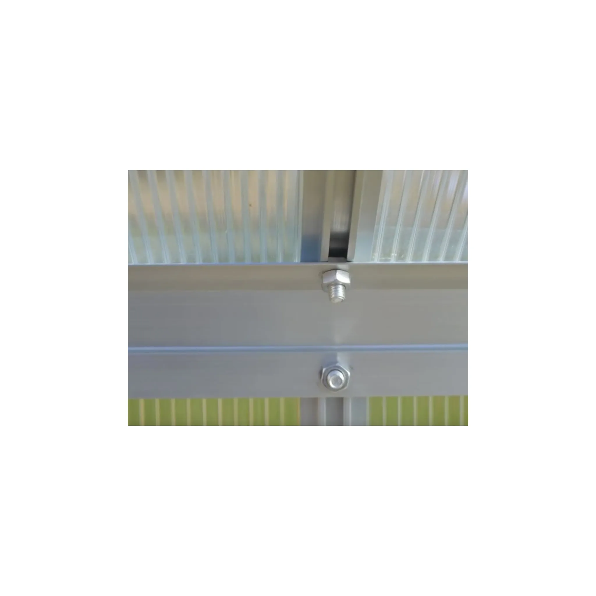 Fotografie 16 - Skleník Vitavia Target 7500 1,9 x 3,8 m PC 4 mm stříbrný