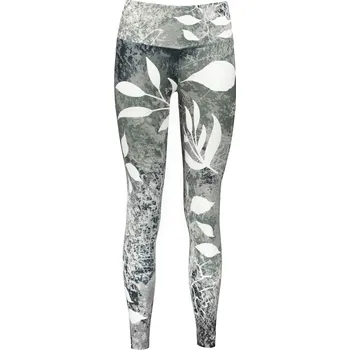 Dámské kalhoty Dámské dlouhé legíny premium ALTISPORT VOJ/ALW020LEG01 ČERNOBÍLÁ M