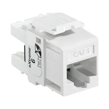 Patch panel 61110-RW6 Nestíněný modul RJ45 eXtreme Quickport, kat.6, IDC svorky, bílý