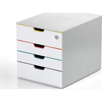 Úložný box Uzamykatelný zásuvkový box VARICOLOR® MIX 4 SAFE stylový úložný box se 4-mi zásuvkami