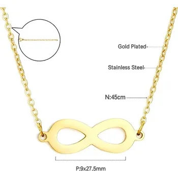 Náhrdelník Ocelový náhrdelník s přívěskem - NE284401G