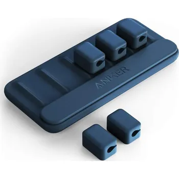 Organizace kabelů Anker - magnetický organizér kabelů - bílý, černý a modrý Barva: Modrá