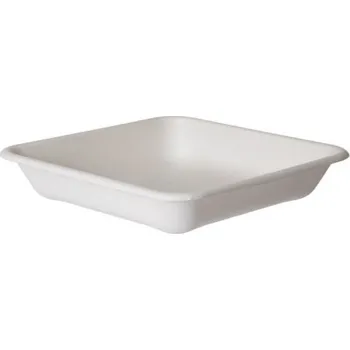 Jednorázové nádobí Miska čtvercová z cukrové třtiny 1064ml / 50 ks