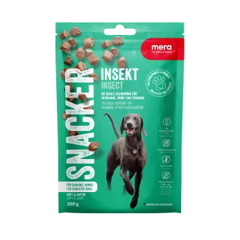 Pamlsek pro psa Mera Snacker Insekt Balení 200g