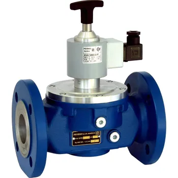 Ventil EVH /P | Havarijní plynový ventil, DN 50 ÷ DN 100, 400 kPa, příruba Dimenze (DN) - připojení: DN 50 - příruba, Napájecí napětí: 24 VDC