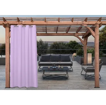 Pergola Venkovní zahradní závěs s kroužky MONTANA color 30 lila, různé rozměry (cena za 1 kus) + dárek úvaz MyBestHome Rozměr: 155x200 cm