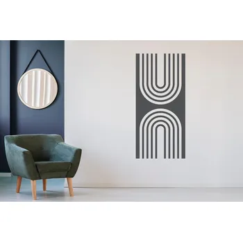 Samolepící dekorace Lepy.cz Samolepka na zeď Boho vzor Velikost (šířka x výška): 30x64cm, Barevná varianta: Světle růžová