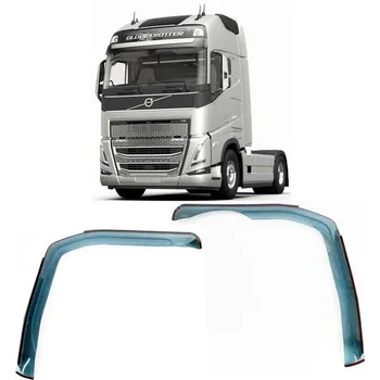 Plexi ofuk oken AIRWIND Deflektor Volvo FH4,5 od 2013 VHB páska up. polykarrb.